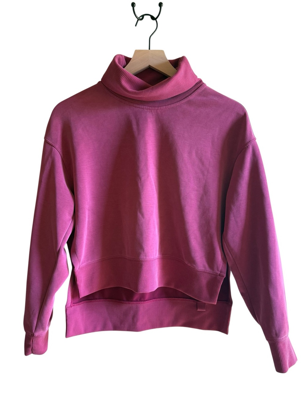 Lululemon Berry Softstreme Funnel Neck Sweater - Picture 1 of 4